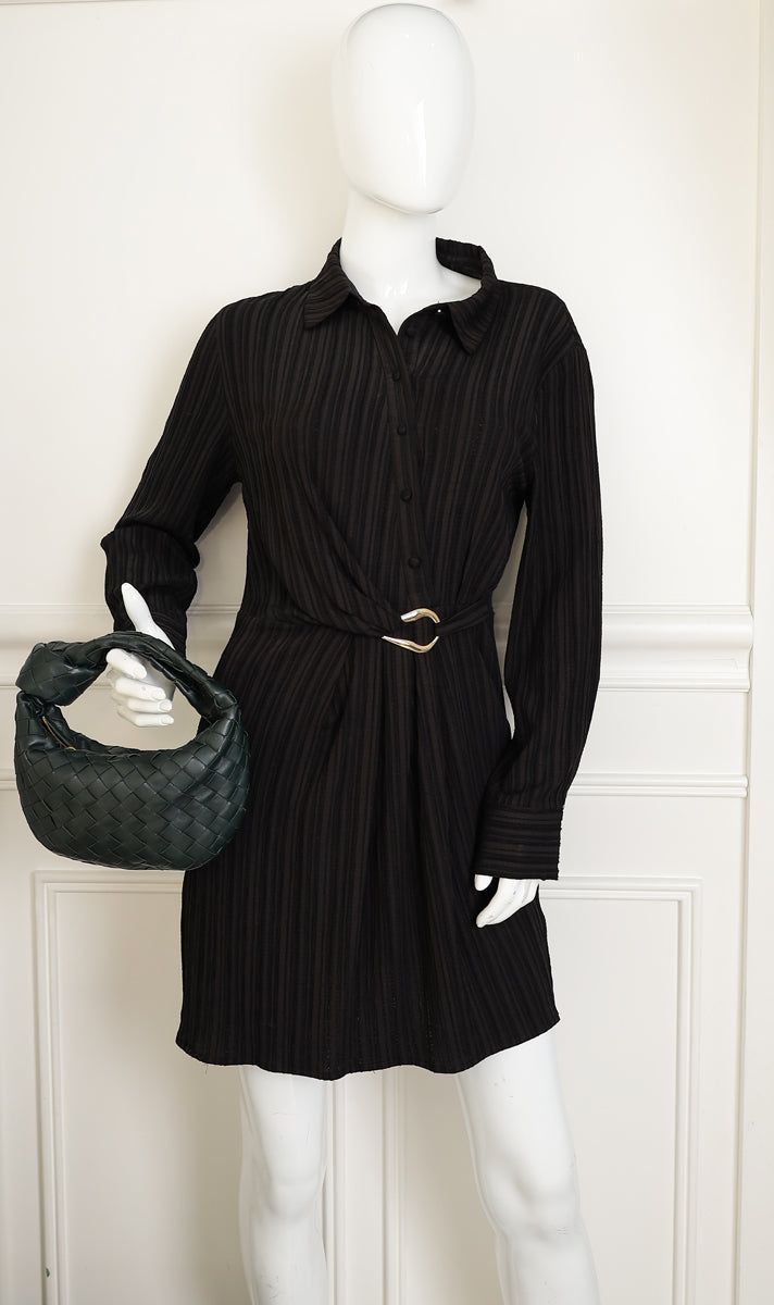 Bottega Veneta Dark Forest Green Intrecciato Mini Jodie Bag-Bottega Veneta-THE CLOSET