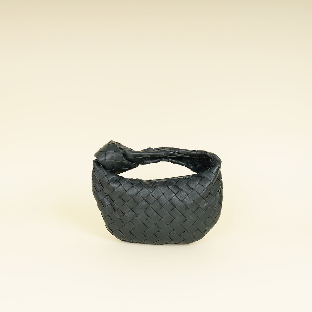 Bottega Veneta Dark Forest Green Intrecciato Mini Jodie Bag-Bottega Veneta-THE CLOSET