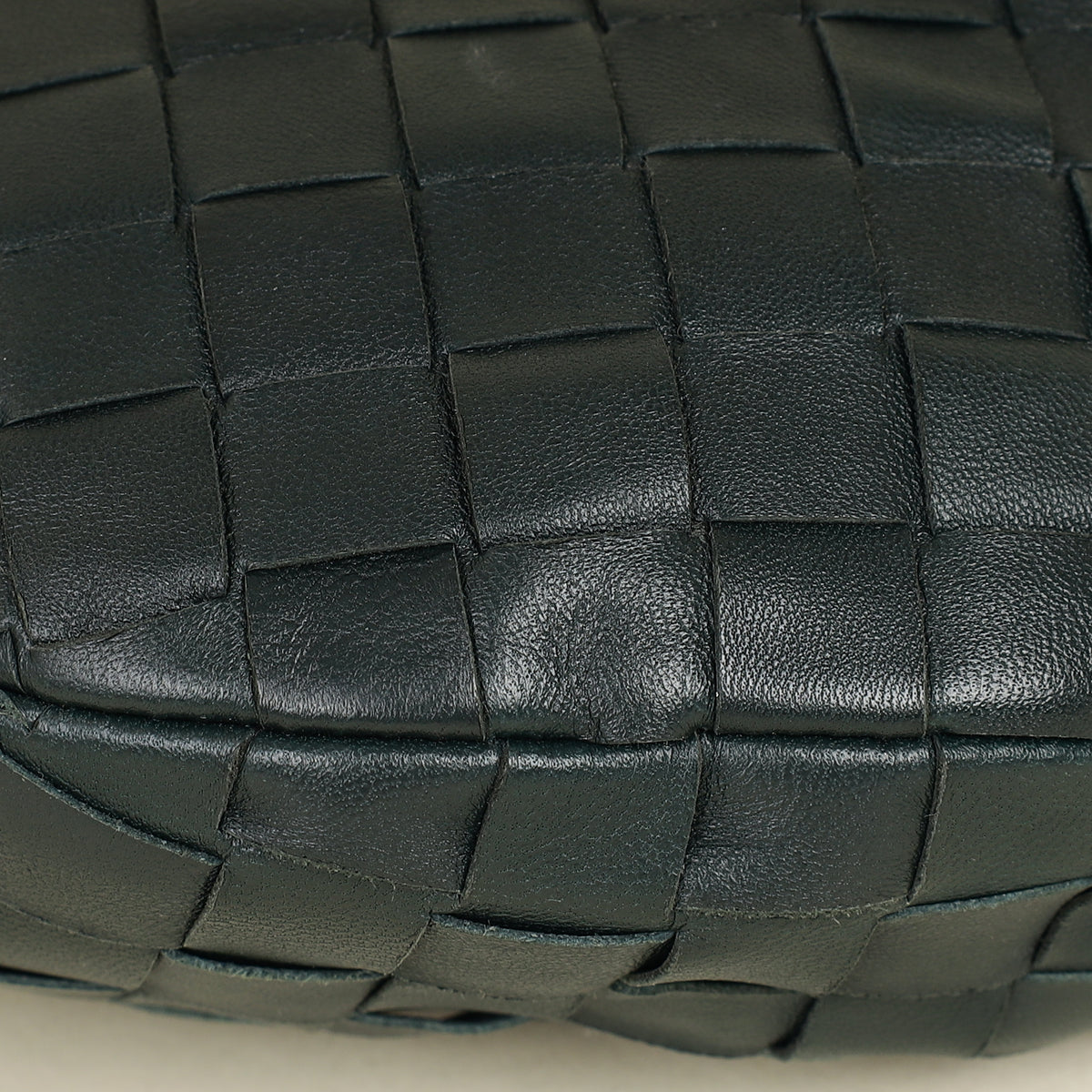 Bottega Veneta Dark Forest Green Intrecciato Mini Jodie Bag-Bottega Veneta-THE CLOSET