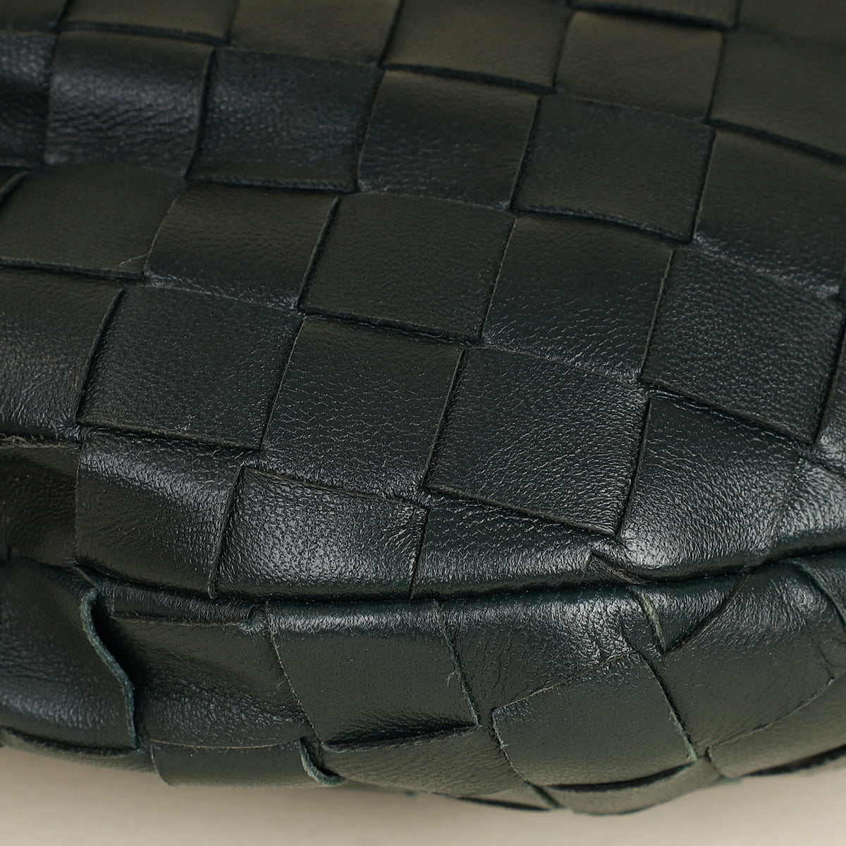 Bottega Veneta Dark Forest Green Intrecciato Mini Jodie Bag-Bottega Veneta-THE CLOSET