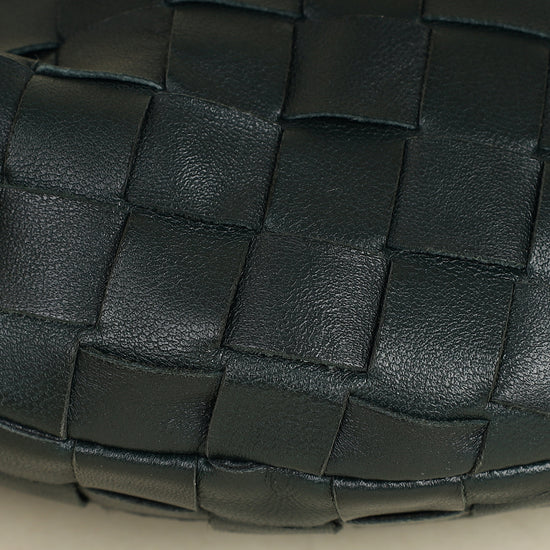 Bottega Veneta Dark Forest Green Intrecciato Mini Jodie Bag-Bottega Veneta-THE CLOSET