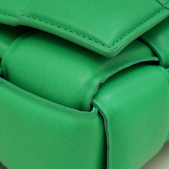 Bottega Veneta Parakeet Padded Chain Classic Cassette Bag-Bottega Veneta-THE CLOSET