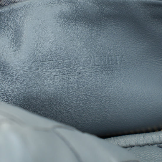 Bottega Veneta Grey Intrecciato Nappa Mini Jodie Bag-Bottega Veneta-THE CLOSET