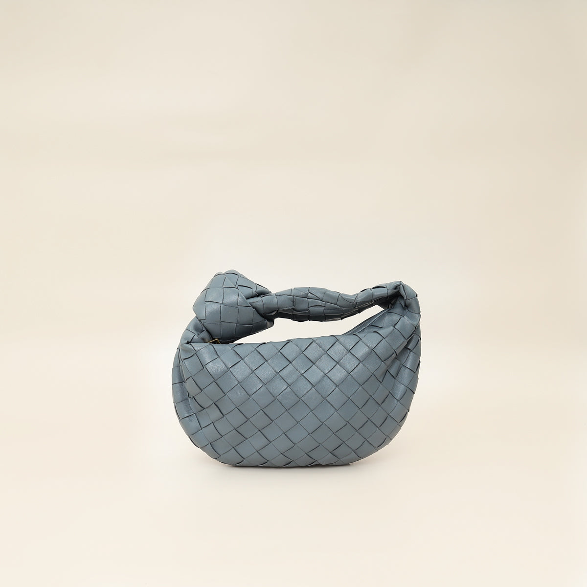 Bottega Veneta Grey Intrecciato Nappa Mini Jodie Bag-Bottega Veneta-THE CLOSET