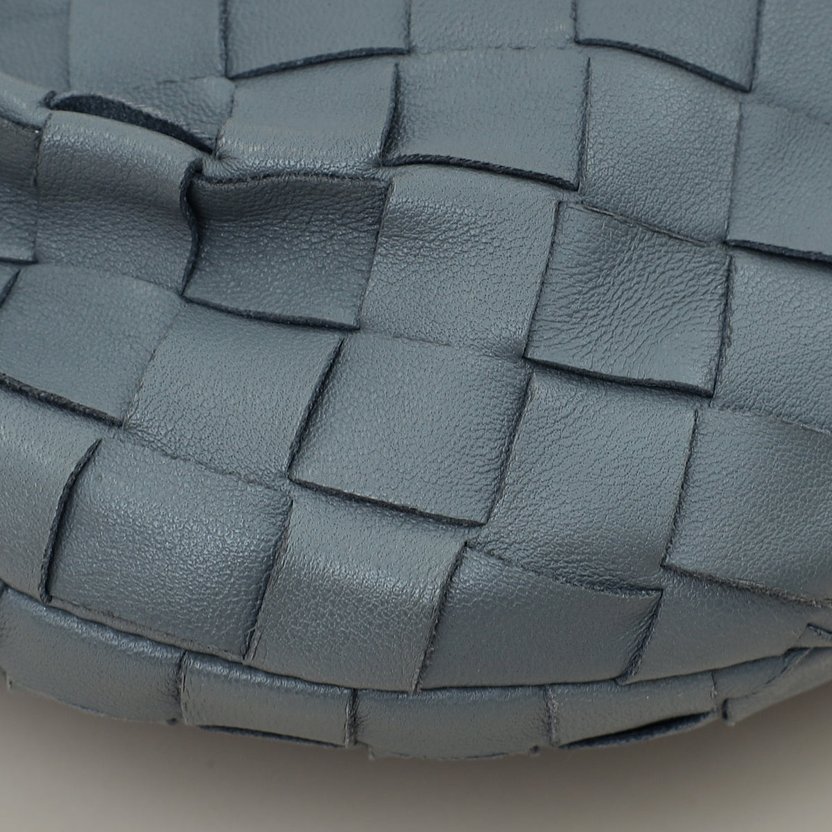 Bottega Veneta Grey Intrecciato Nappa Mini Jodie Bag-Bottega Veneta-THE CLOSET