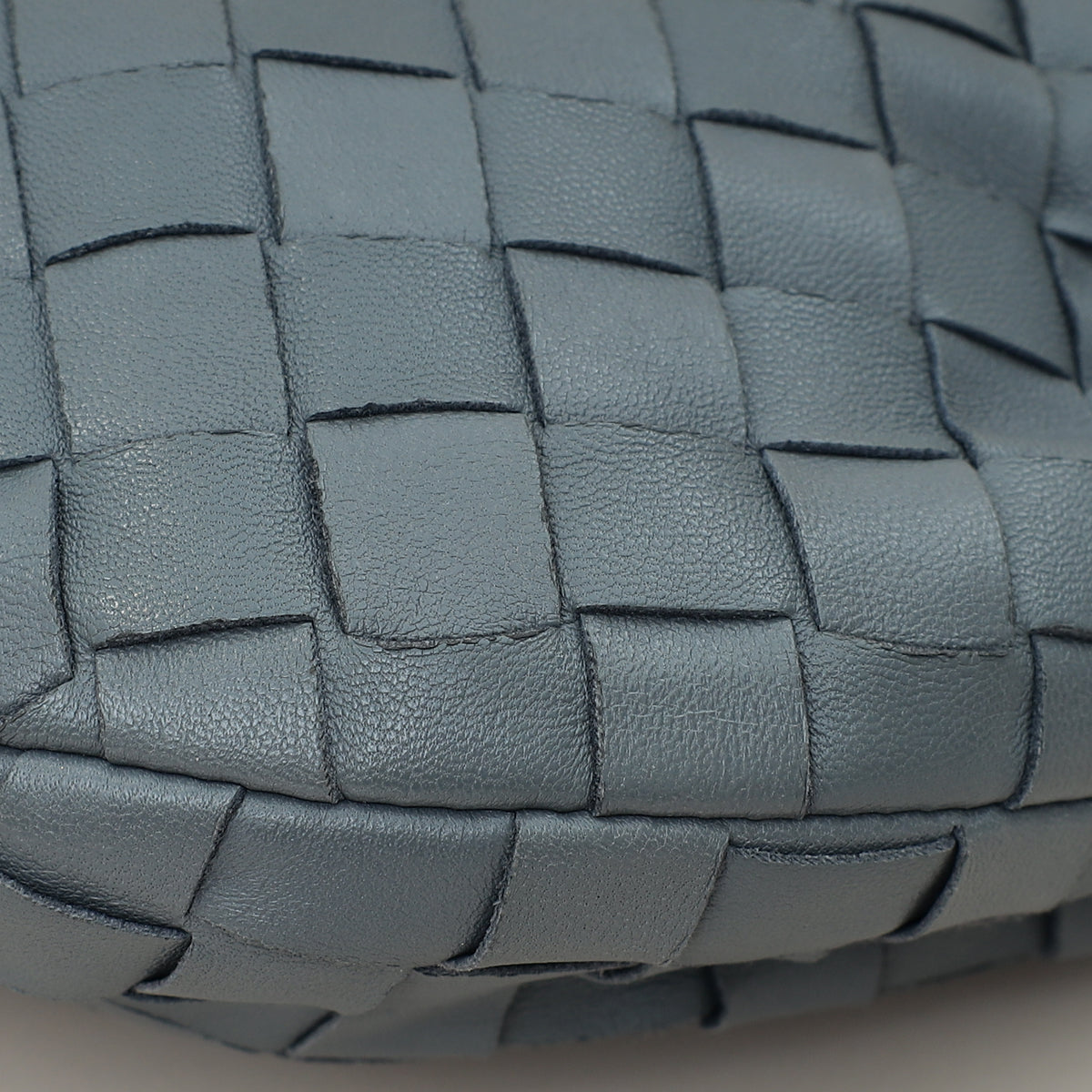 Bottega Veneta Grey Intrecciato Nappa Mini Jodie Bag-Bottega Veneta-THE CLOSET