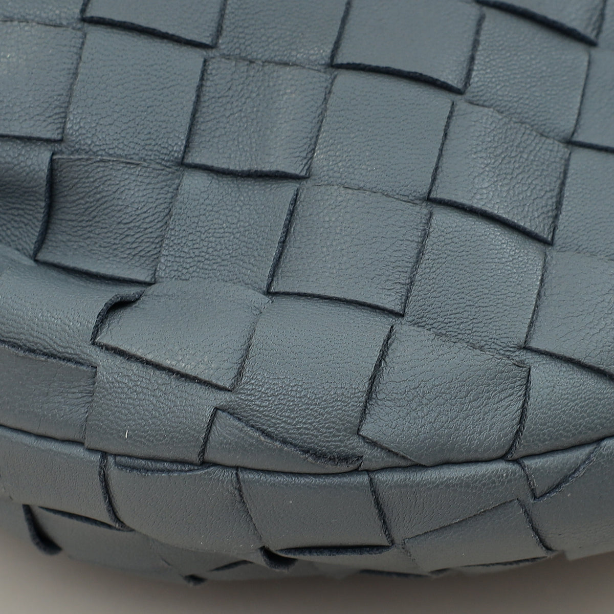 Bottega Veneta Grey Intrecciato Nappa Mini Jodie Bag-Bottega Veneta-THE CLOSET