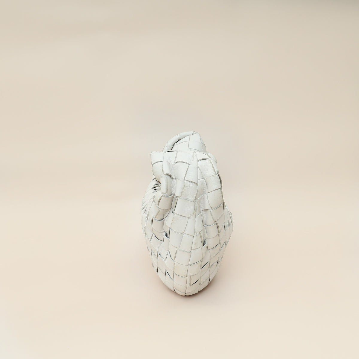 Bottega Veneta Chalk Intrecciato Nappa Mini Jodie Bag-Bottega Veneta-THE CLOSET