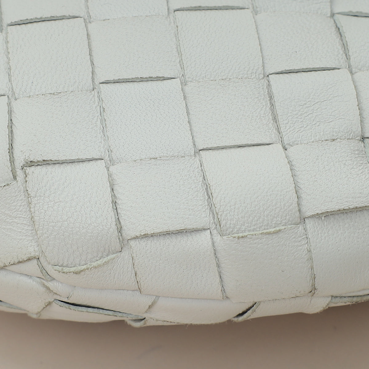 Bottega Veneta Chalk Intrecciato Nappa Mini Jodie Bag-Bottega Veneta-THE CLOSET