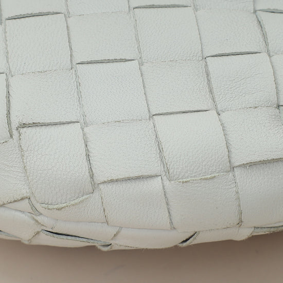 Bottega Veneta Chalk Intrecciato Nappa Mini Jodie Bag-Bottega Veneta-THE CLOSET