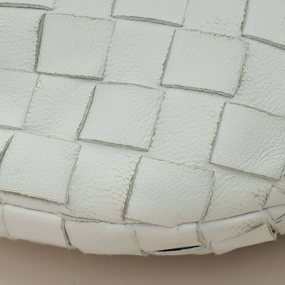 Bottega Veneta Chalk Intrecciato Nappa Mini Jodie Bag-Bottega Veneta-THE CLOSET