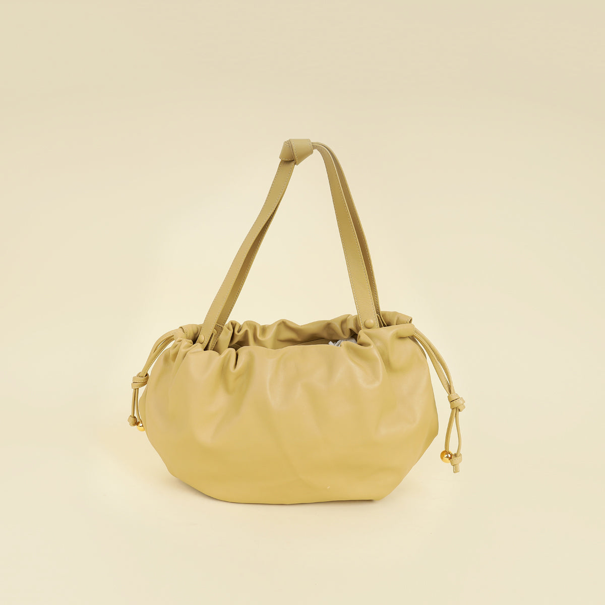 Bottega Veneta Butter Yellow The Bulb Shoulder Bag-Bottega Veneta-THE CLOSET