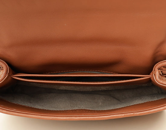 Bottega Veneta Brown Intrecciato Olimpia Bag-Bottega Veneta-THE CLOSET