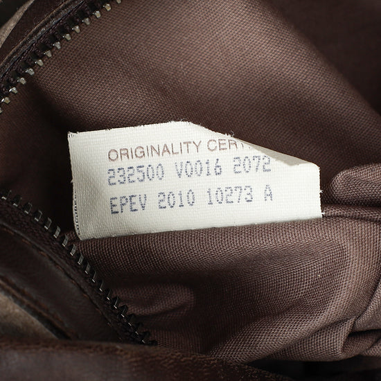 Bottega Veneta Chocolate Brown Intrecciato Hobo Large Bag