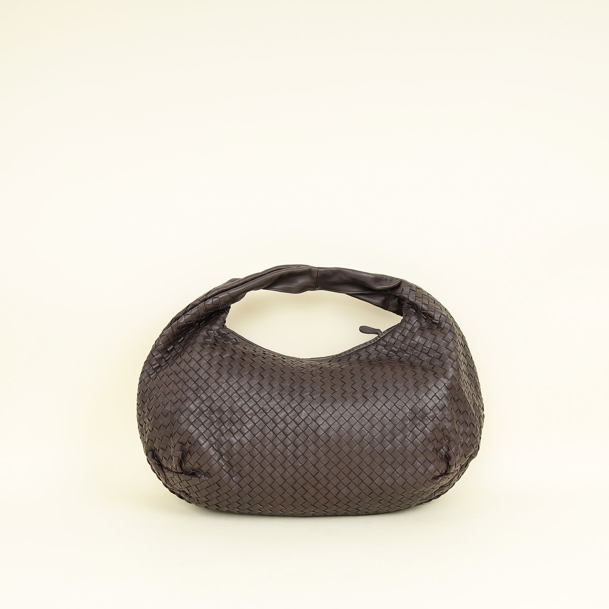 Bottega Veneta Chocolate Brown Intrecciato Hobo Large Bag