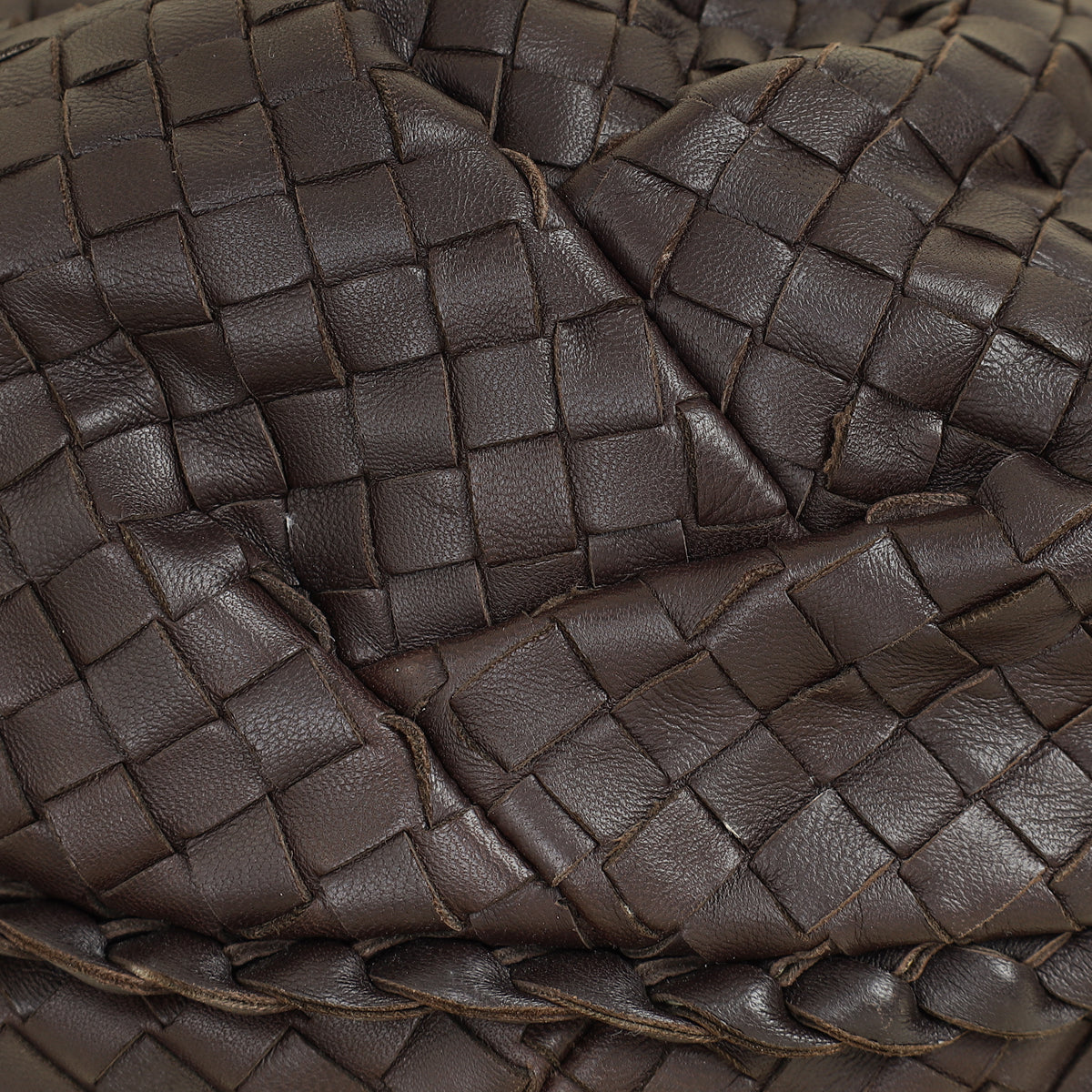 Bottega Veneta Chocolate Brown Intrecciato Hobo Large Bag
