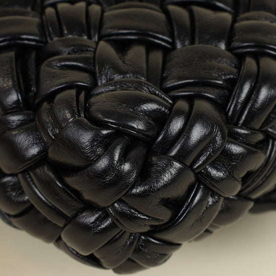 Bottega Veneta Black Kalimero Città Small Shoulder Bag-Bottega Veneta-THE CLOSET