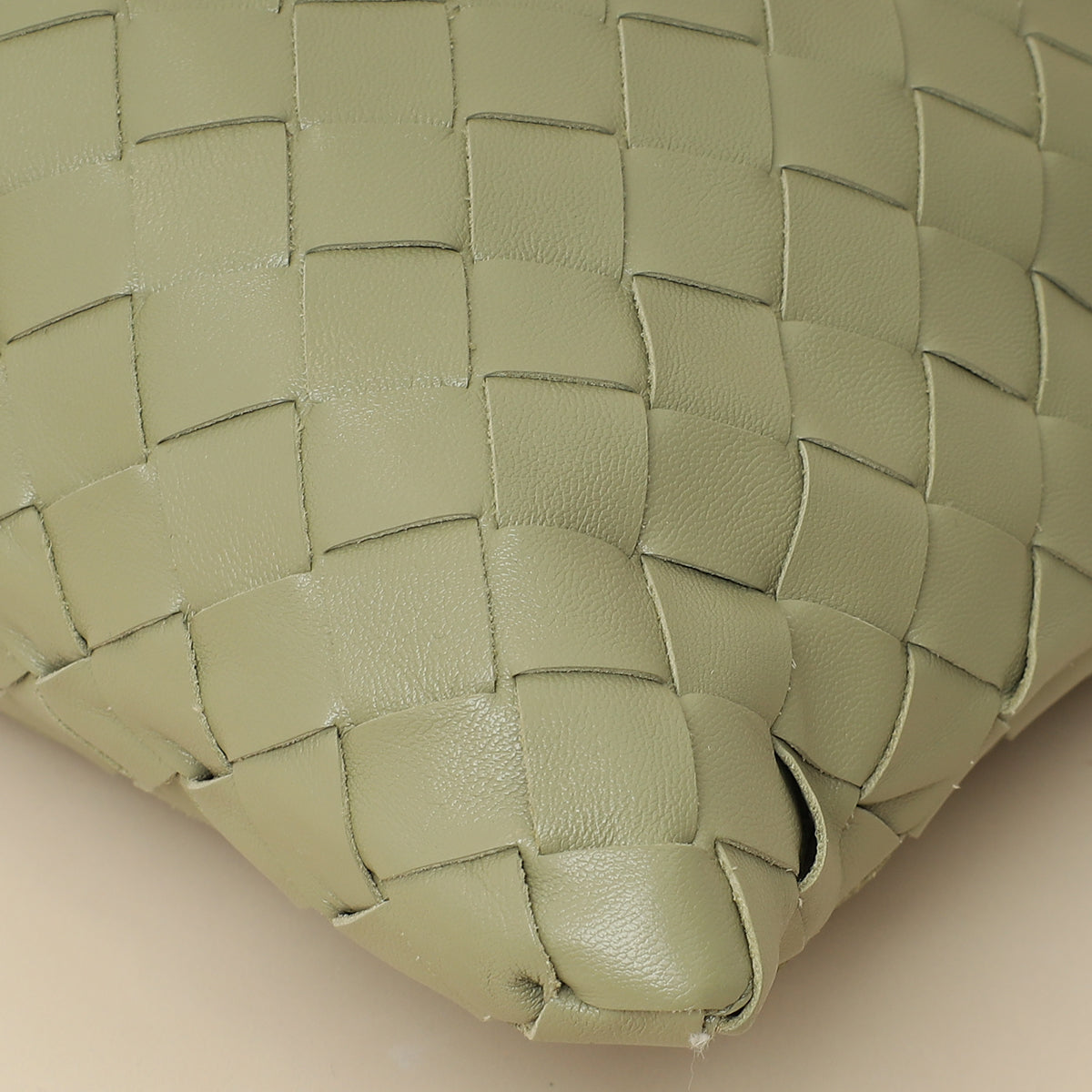 Bottega Veneta Travertine Intrecciato Hop Hobo Bag-Bottega Veneta-THE CLOSET