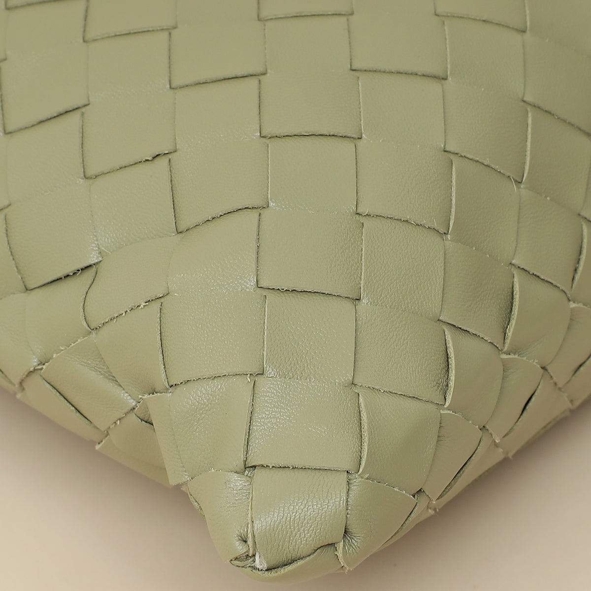 Bottega Veneta Travertine Intrecciato Hop Hobo Bag-Bottega Veneta-THE CLOSET