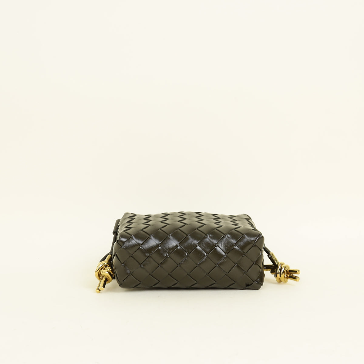 Bottega Veneta Cypress Intrecciato Metal Knot Mini Bag