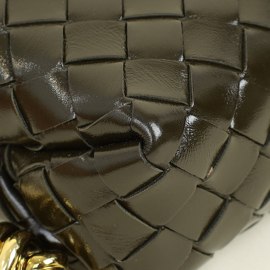 Bottega Veneta Cypress Intrecciato Metal Knot Mini Bag