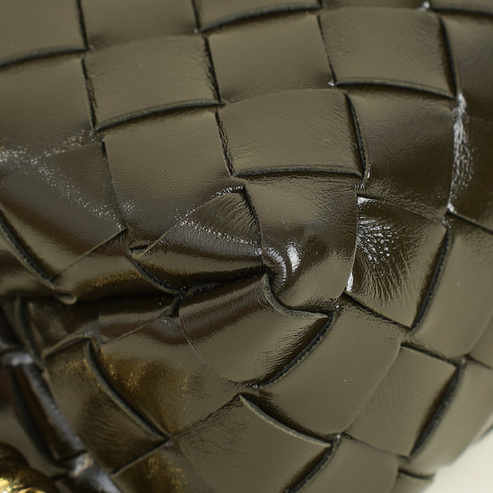 Bottega Veneta Cypress Intrecciato Metal Knot Mini Bag