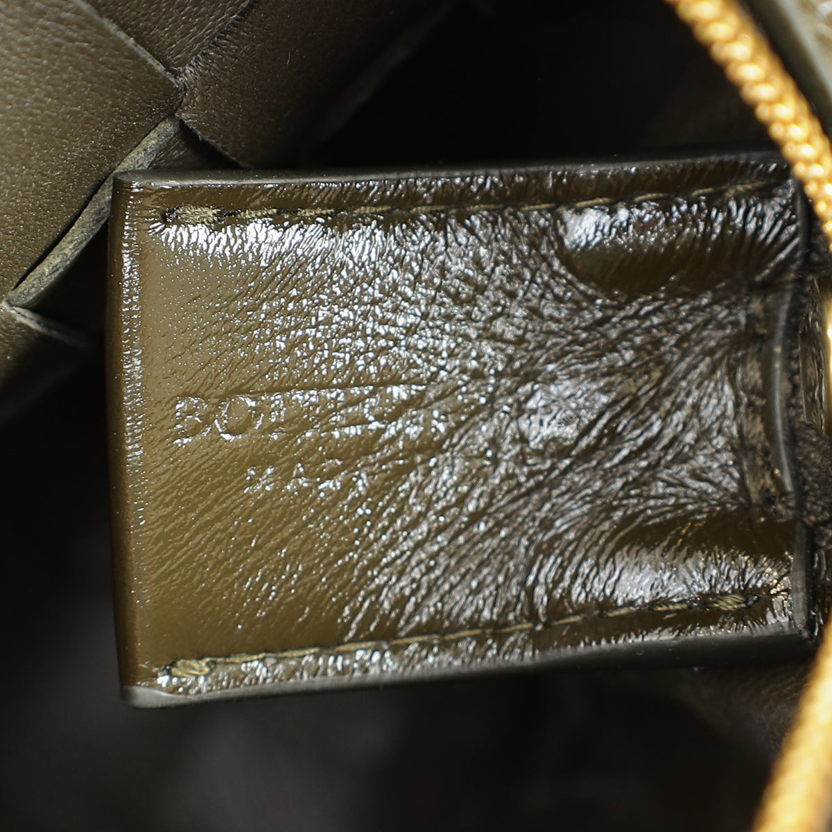 Bottega Veneta Cypress Intrecciato Metal Knot Mini Bag