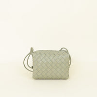 Bottega Veneta Travertine Mini Loop Camera Bag