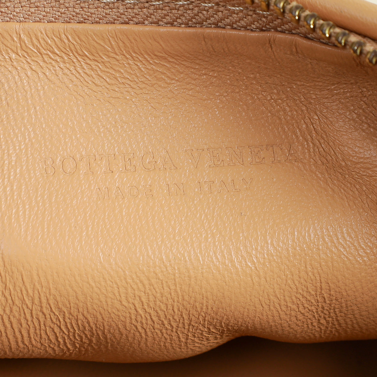 Bottega Veneta Beige Intrecciato Chain Mini Jodie Bag – THE CLOSET