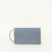 Bottega Veneta Thunder Intrecciato Wallet on Strap
