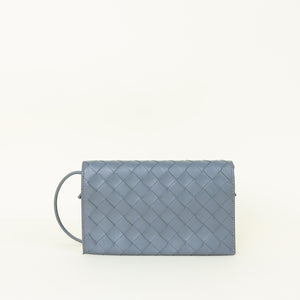 Bottega Veneta Thunder Intrecciato Wallet on Strap