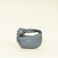 Bottega Veneta Grey Intrecciato Nappa Jodie Mini Bag