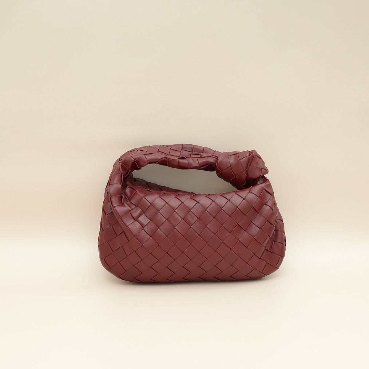 Bottega Veneta Burgundy Intrecciato Nappa Jodie Mini Bag