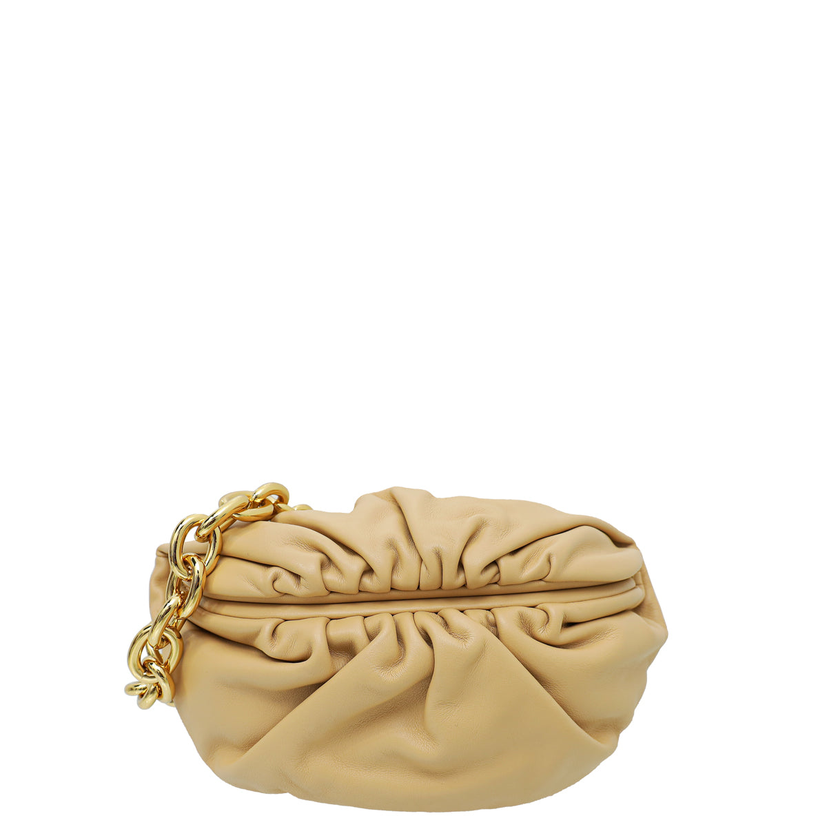Bottega Veneta Beige The Belt Chain Pouch-Bottega Veneta-THE CLOSET