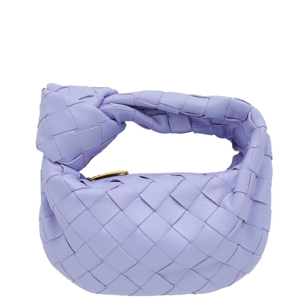 Bottega Veneta Purple Intrecciato Candy Jodie Bag-Bottega Veneta-THE CLOSET