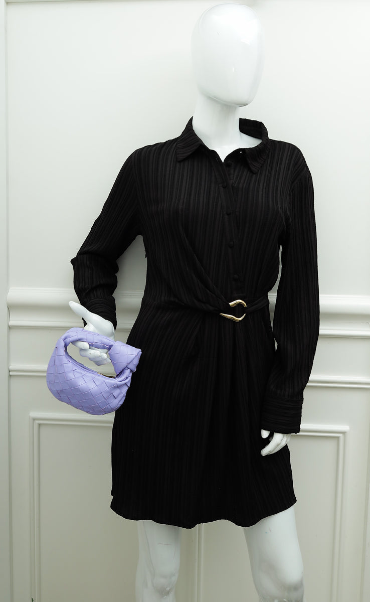 Bottega Veneta Purple Intrecciato Candy Jodie Bag-Bottega Veneta-THE CLOSET
