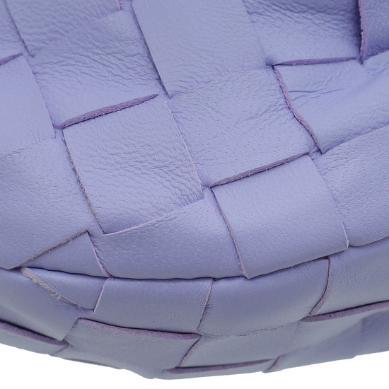 Bottega Veneta Purple Intrecciato Candy Jodie Bag-Bottega Veneta-THE CLOSET