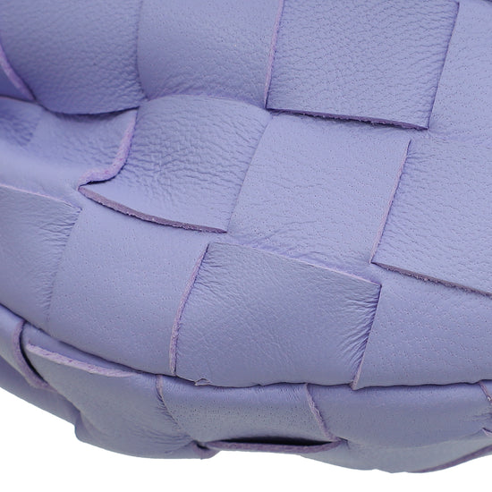 Bottega Veneta Purple Intrecciato Candy Jodie Bag-Bottega Veneta-THE CLOSET