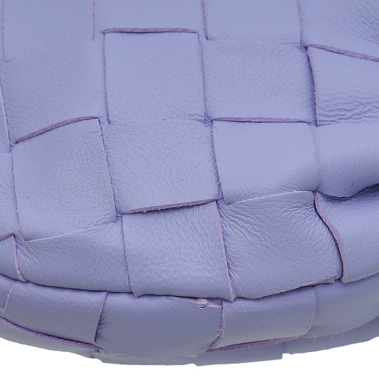 Bottega Veneta Purple Intrecciato Candy Jodie Bag-Bottega Veneta-THE CLOSET