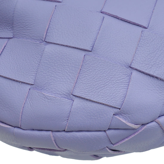 Bottega Veneta Purple Intrecciato Candy Jodie Bag-Bottega Veneta-THE CLOSET