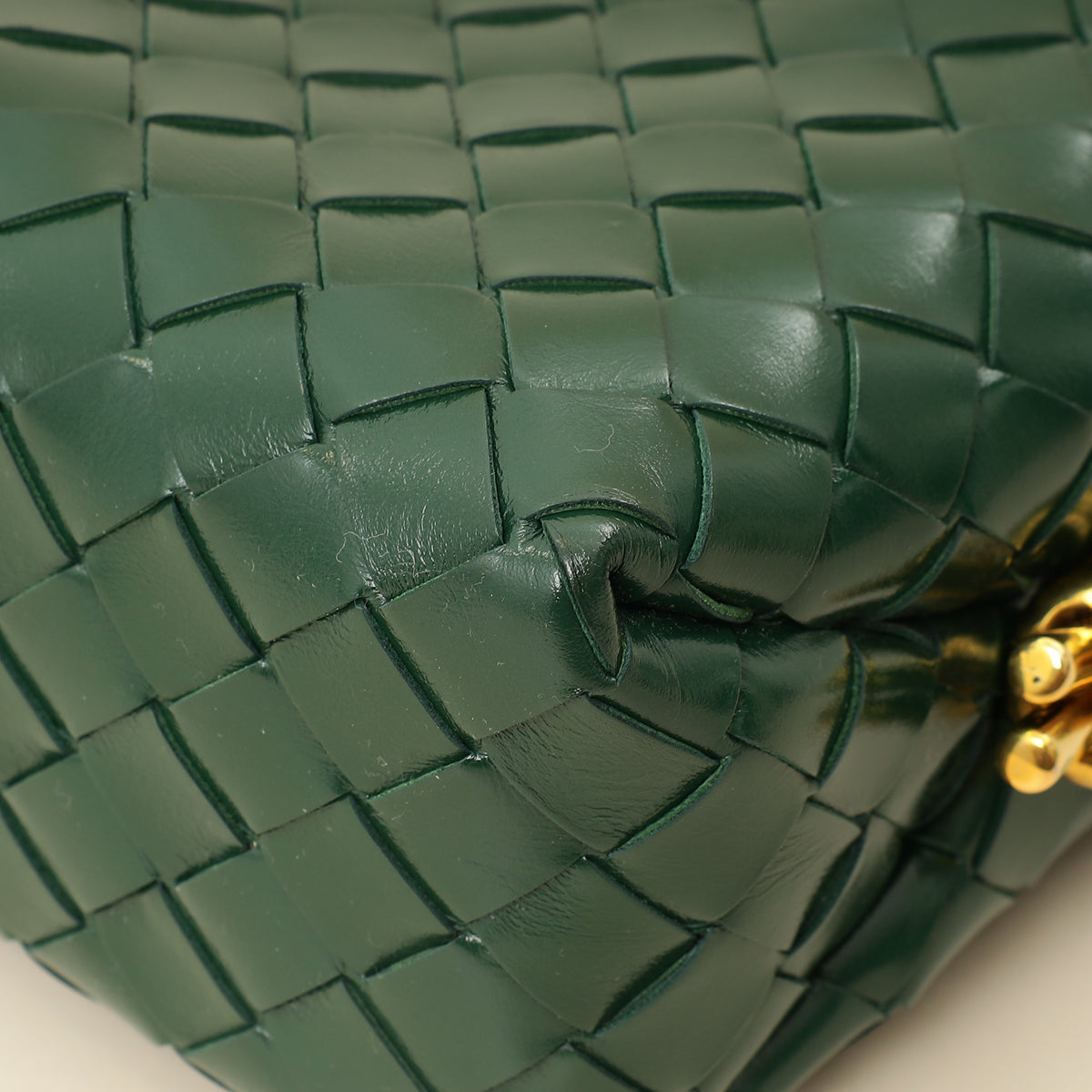 Bottega Veneta Shiny Raintree Loop Metal Knots Small Bag-Bottega Veneta-THE CLOSET