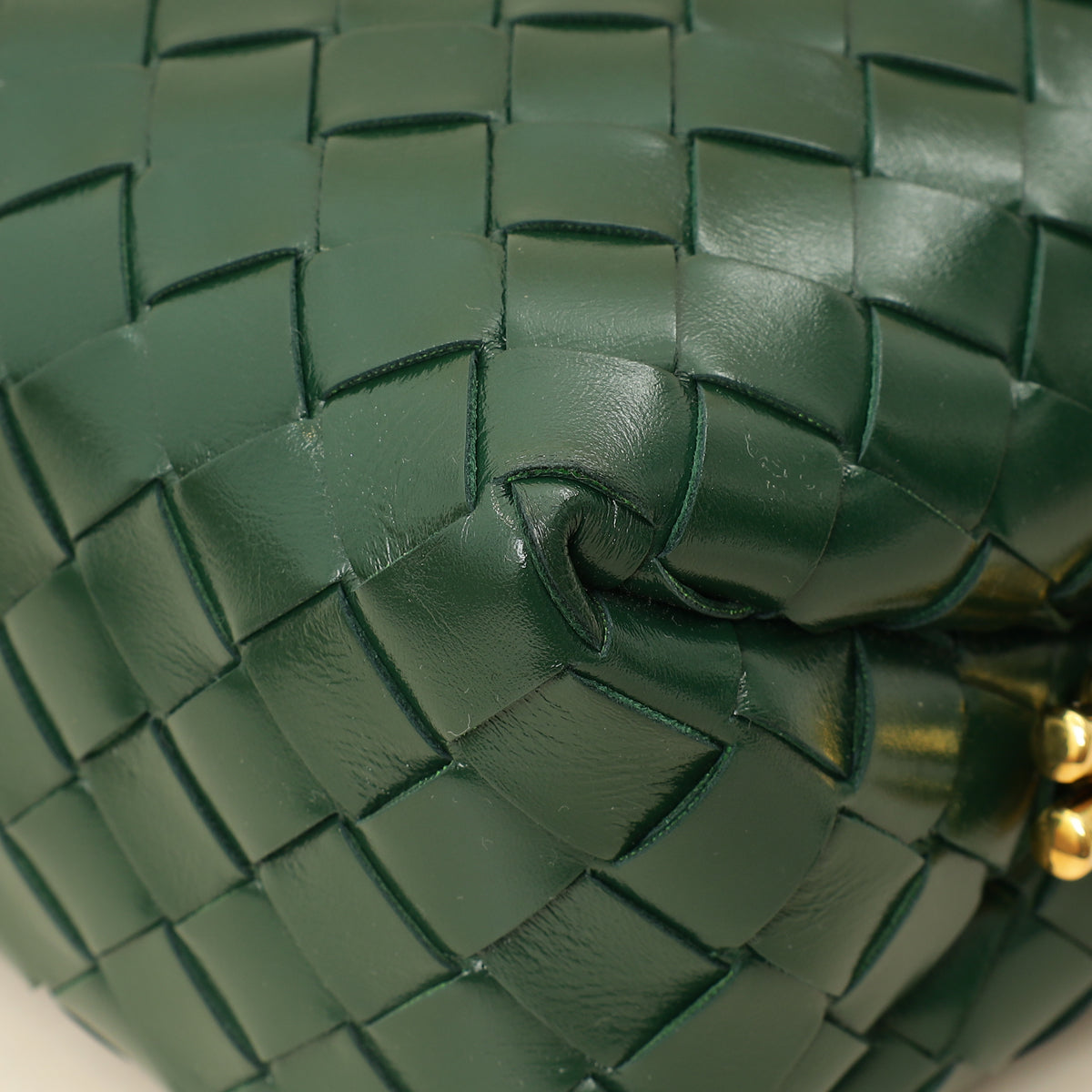 Bottega Veneta Shiny Raintree Loop Metal Knots Small Bag-Bottega Veneta-THE CLOSET