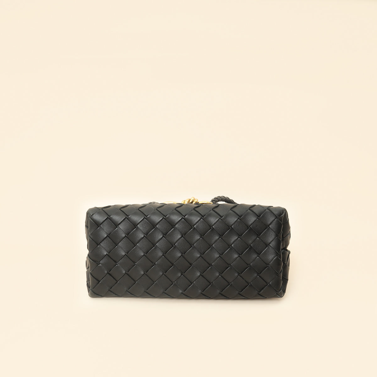Bottega Veneta Black Intrecciato Andiamo Small Tote Bag-Bottega Veneta-THE CLOSET