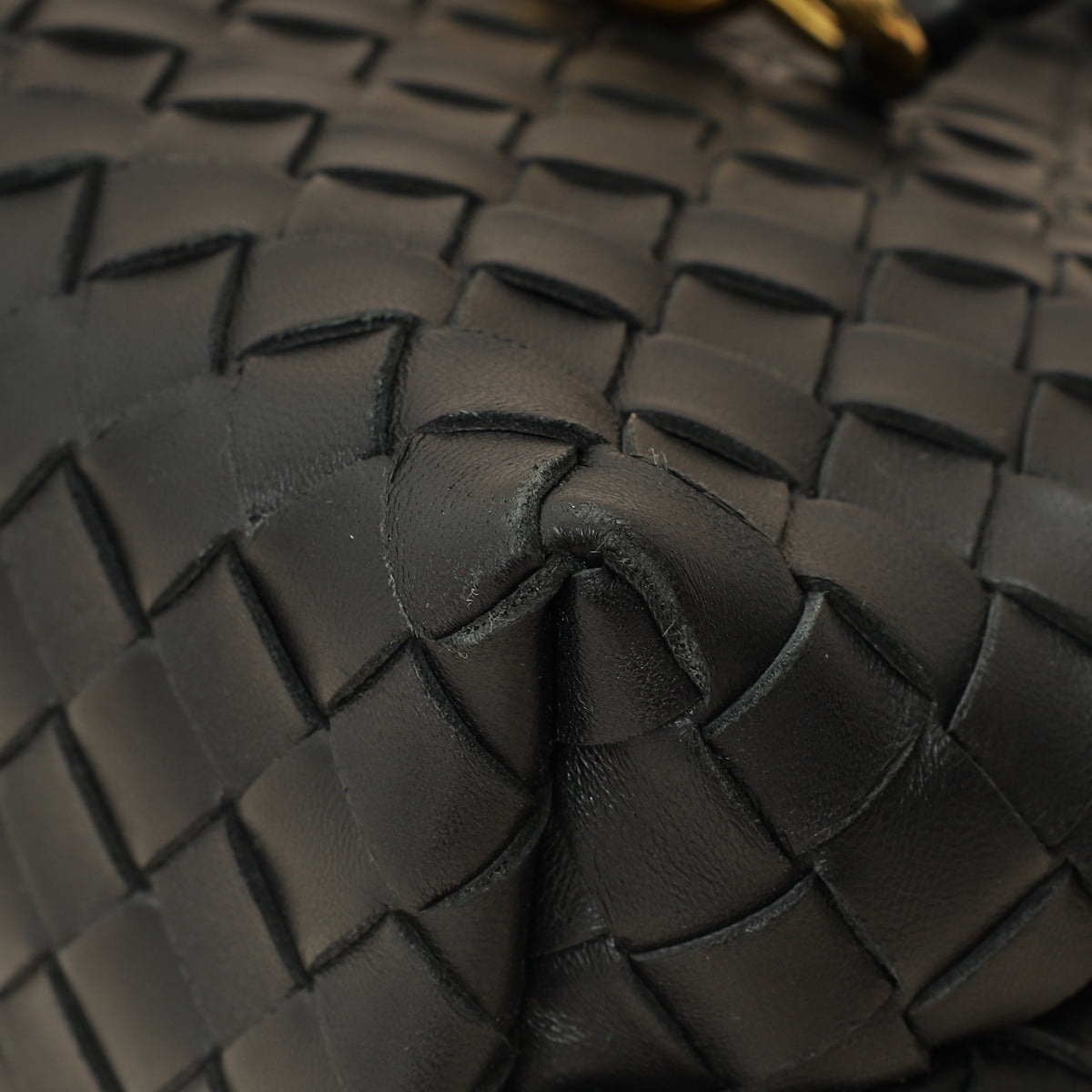 Bottega Veneta Black Intrecciato Andiamo Small Tote Bag-Bottega Veneta-THE CLOSET