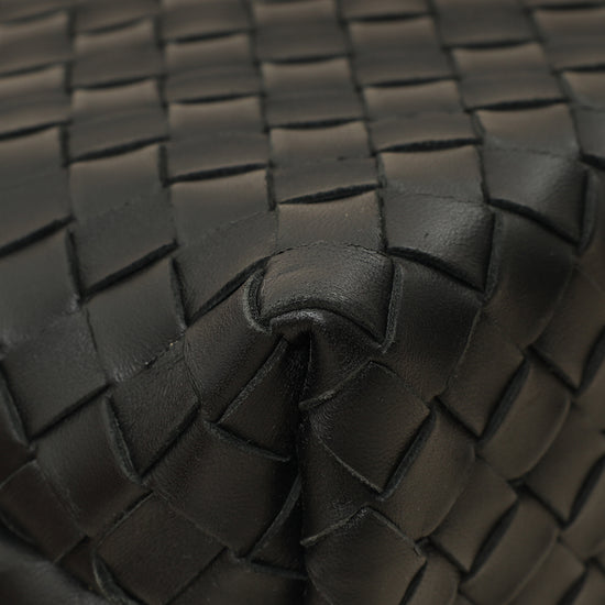 Bottega Veneta Black Intrecciato Andiamo Small Tote Bag-Bottega Veneta-THE CLOSET