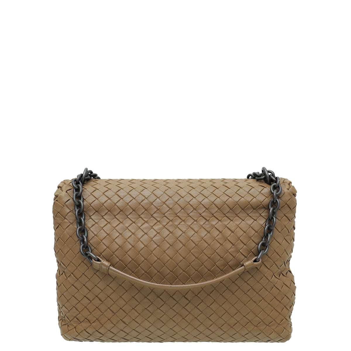 Bottega Veneta Brown Intrecciato Nappa Olimpia Medium Bag-Bottega Veneta-THE CLOSET