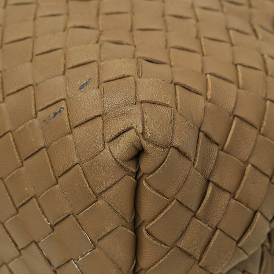 Bottega Veneta Brown Intrecciato Nappa Olimpia Medium Bag