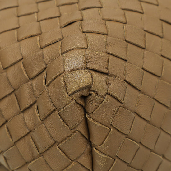 Bottega Veneta Brown Intrecciato Nappa Olimpia Medium Bag