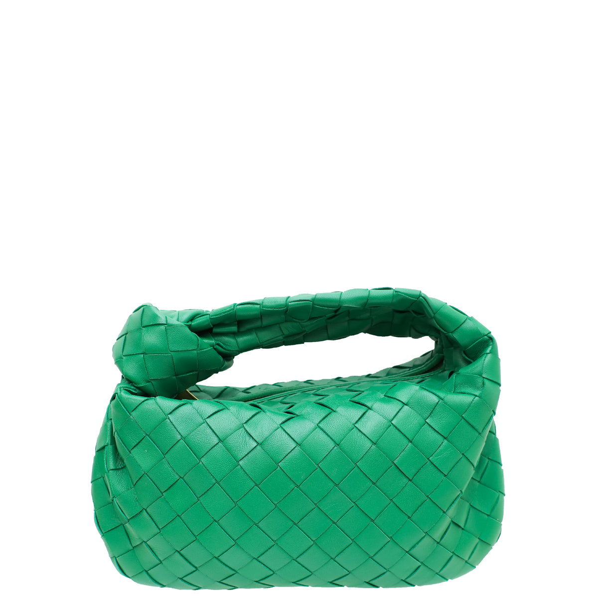 Bottega Veneta Green Intrecciato Nappa Jodie Small Bag-Bottega Veneta-THE CLOSET