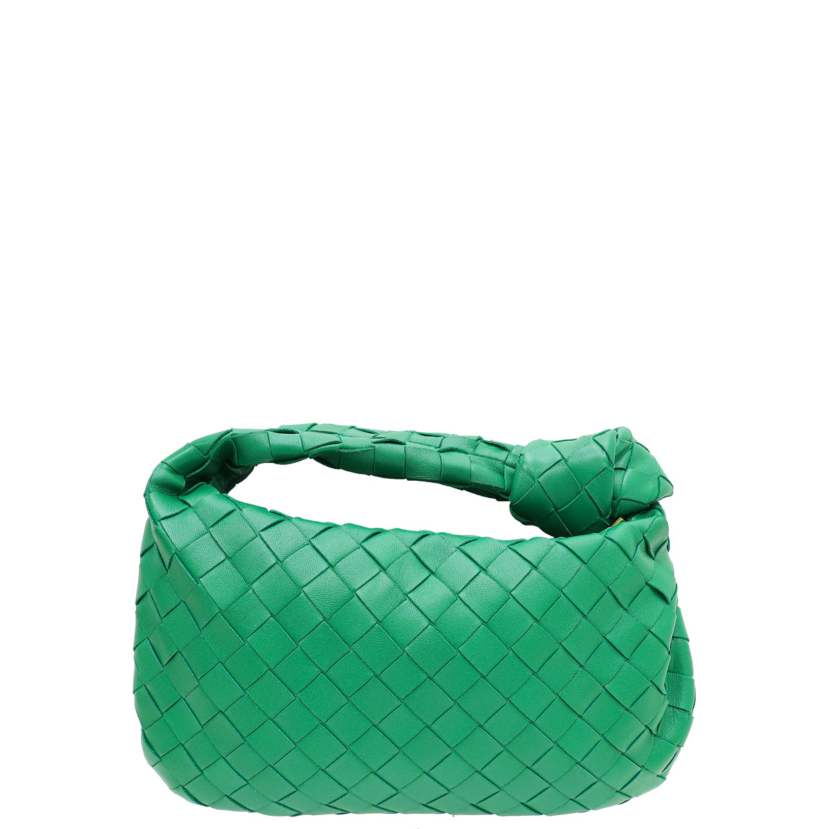 Bottega Veneta Green Intrecciato Nappa Jodie Small Bag-Bottega Veneta-THE CLOSET